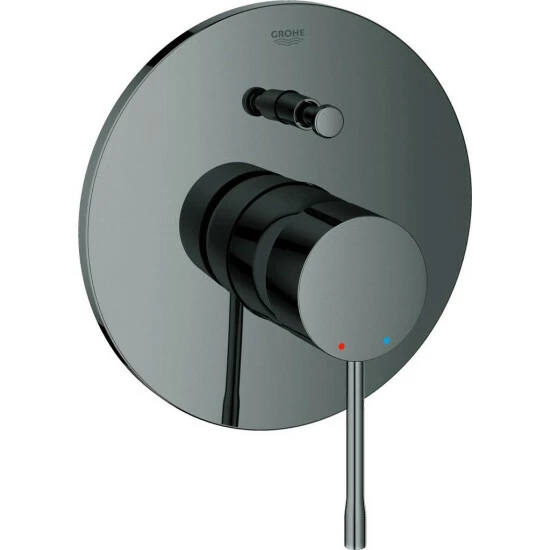 Grohe Einhand-Wannenbatterie ESSENCE Hard Graphite Gebürstet