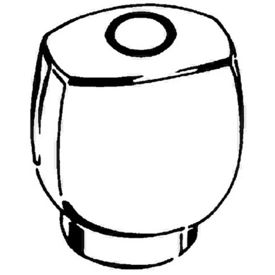 Grohe Florida Griff 1/2´´ Markierung Blau/rot Chrom - 45180000 – Bild 2