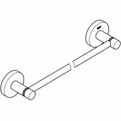 GROHE Badetuchhalter Essentials 40688_1, 504 Mm, Cool Sunrise Gebürstet