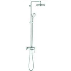 Grohe Duschsystem COSMOPOLITAN SYSTEM 210 TEMPESTA Mit Einhandmischer Für Die Wandmontage Chrom