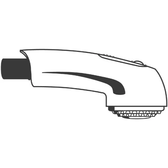 Grohe Eurodisc / Europlus / Zedra Spülbrause Für Spültischbatterie Chrom/fehgrau - 46312IE0 – Bild 3