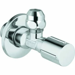 Grohe Eckventil 22037 1/2x3/8'' Quetschverschrom 10mm Chrom, 22037000