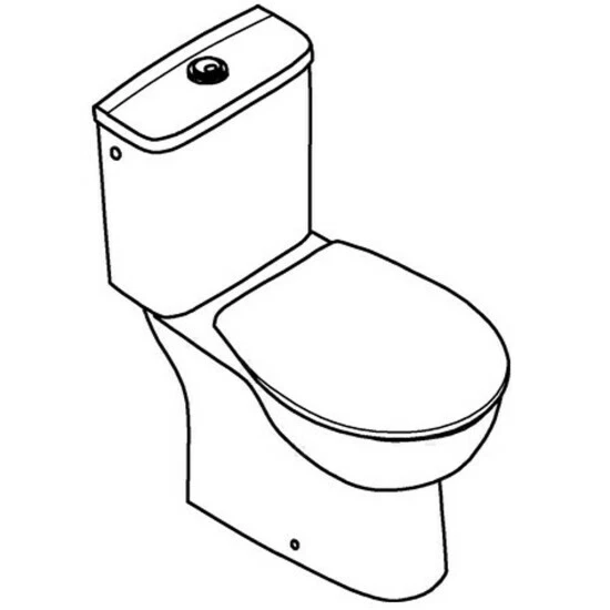 Grohe Set, Stand-WC-Kombination Abgang Senkrecht Alpinweiß, 39346000 – Bild 3