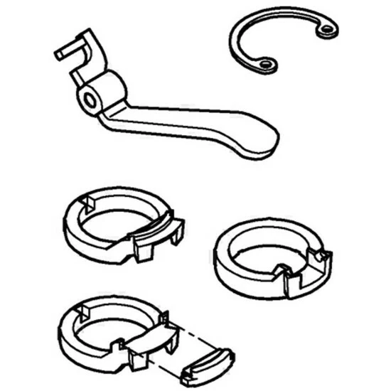 Grohe Euromix / Euromix Grande Hebel 105 Mm Chrom - 46026000